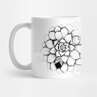 Poetic Echeveria Plant Mug